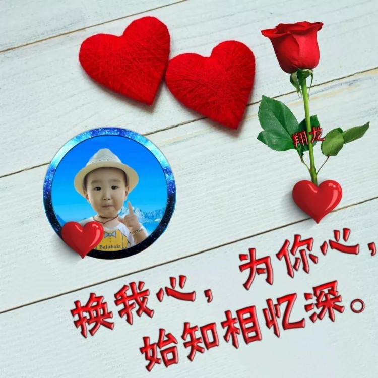 520爱情主题微信头像：换我心为你心比翼双飞